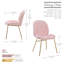 Chaise d'appoint rembourrée en velours Gleno-1481443290