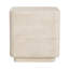 Table de bout d'extérieur Daphne MGO, fini travertin beige, ensemble de 1