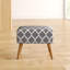 Elwyn 50cm Wide Rectangle Geometric Footstool Ottoman