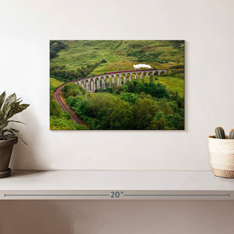 Lilie Glenfinnan Viaduct Landscape, H 8 po x l 12 po