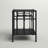 Edmund Vintage Open Metal Nightstand w/ Spindles-26098899