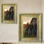 Cadre photo décoratif antique 3 pièces 5 "x 7" avec support de table et crochets muraux