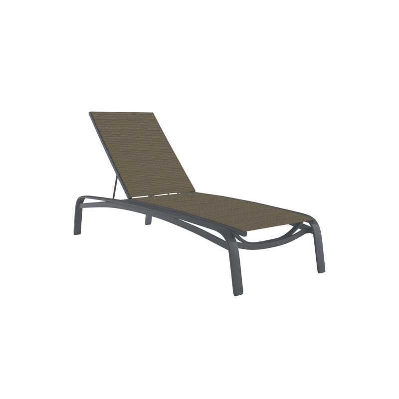 Laguna Beach Outdoor Chaise Lounge, Cape Cove, Graphite