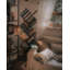 Sarahi 141.5cm H x 50cm W Solid Wood Geometric Bookcase-889065319