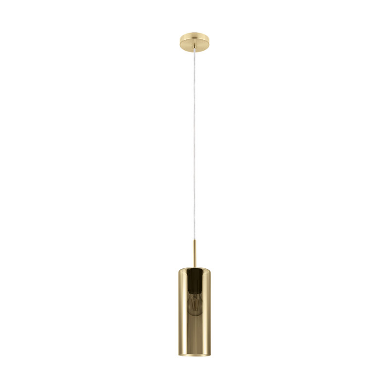 Eastman 1 - Light Cylinder Pendant, Silver/Grey