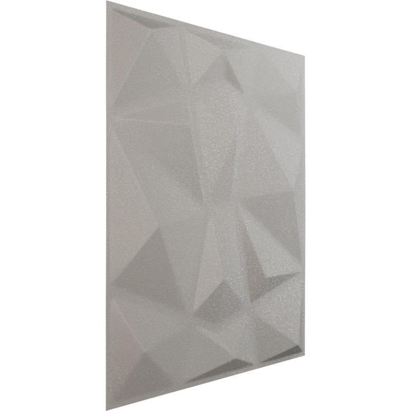 Panneau mural 3D 19,63 "x 19,63" en noir (paquet de 12), Cuivre brillant