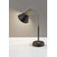 Lampe de bureau noire 19,5 po Lasky