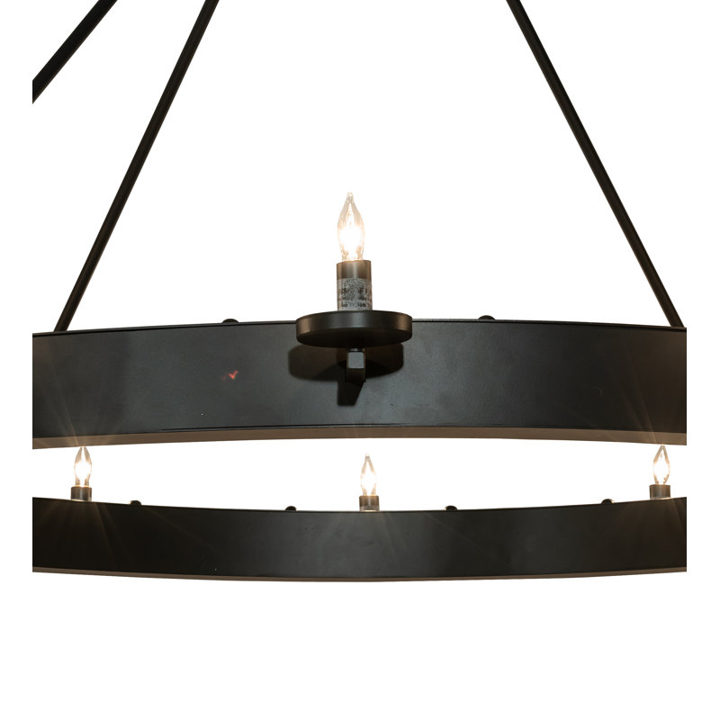 Lustre 36 lumières à deux niveaux L 96 po Loxley