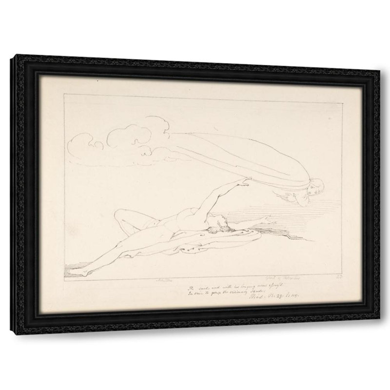 Achille et l'ombre de Patrocle (1793), H 19 po x l 24 po
