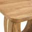 Table d'appoint élégante en bois de 23,6 po de profondeur, 21,3 po de hauteur, facile à nettoyer, de dimensions minimalistes modernes de 23,6 x 23,6 po, trois choix de couleurs