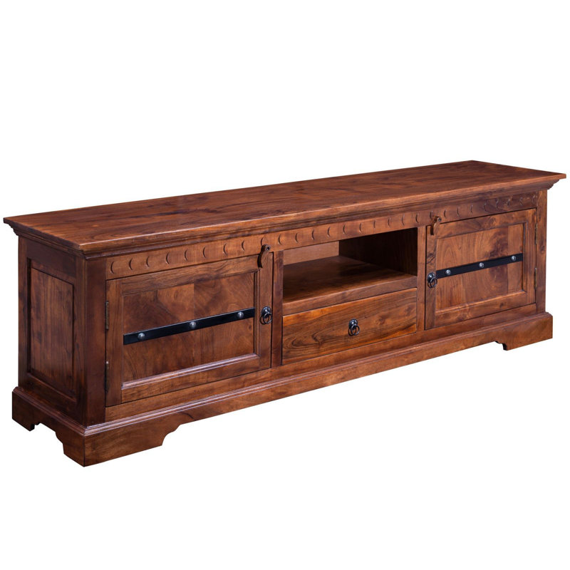 Oxford Unfinished TV Stand for TVs up to 78", Nougat