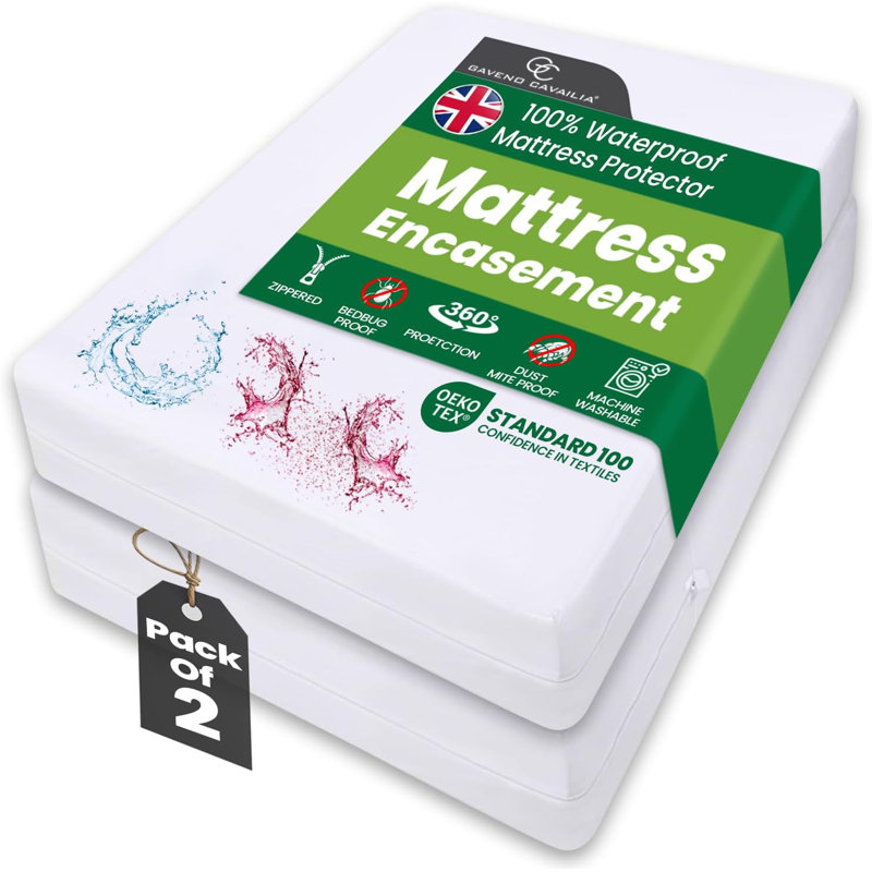 Zip Mattress Protector Case Pack, 4Ft