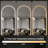 65" X 21" LED Symmetrical Arch Design Full Length Shatterproof Wall Mirror, 3-Color Dimmable Lighting