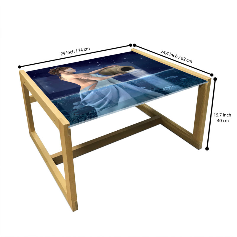 Jaal Sled Coffee Table, 62cm H x 74cm W x 40cm D