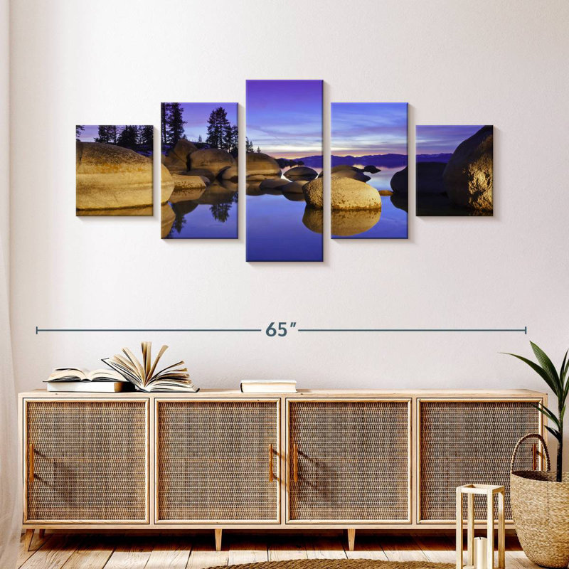 Alvord Lake Tahoe's Sand Harbour, 24" H x 55" W