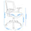 Purple Mesh Back Desk Chair