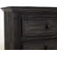 Table de chevet 3 tiroirs Terra Dark