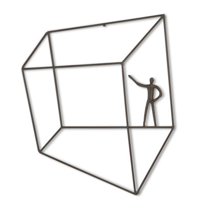 Perspective Standing Arm Up Wall Décor