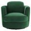 Fauteuil pivotant en velours Pirouette Performance-219657717