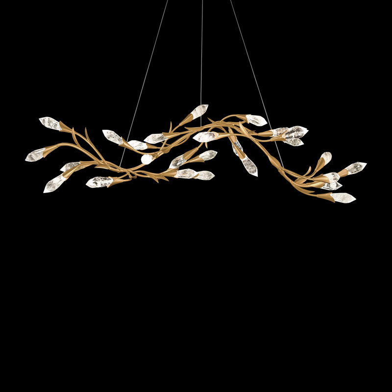 Secret Garden 1 - Light LED Pendant, French Gold