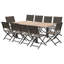 Kalem Rectangular Extendable Outdoor Dining Table - 160 cm W 115 cm D
