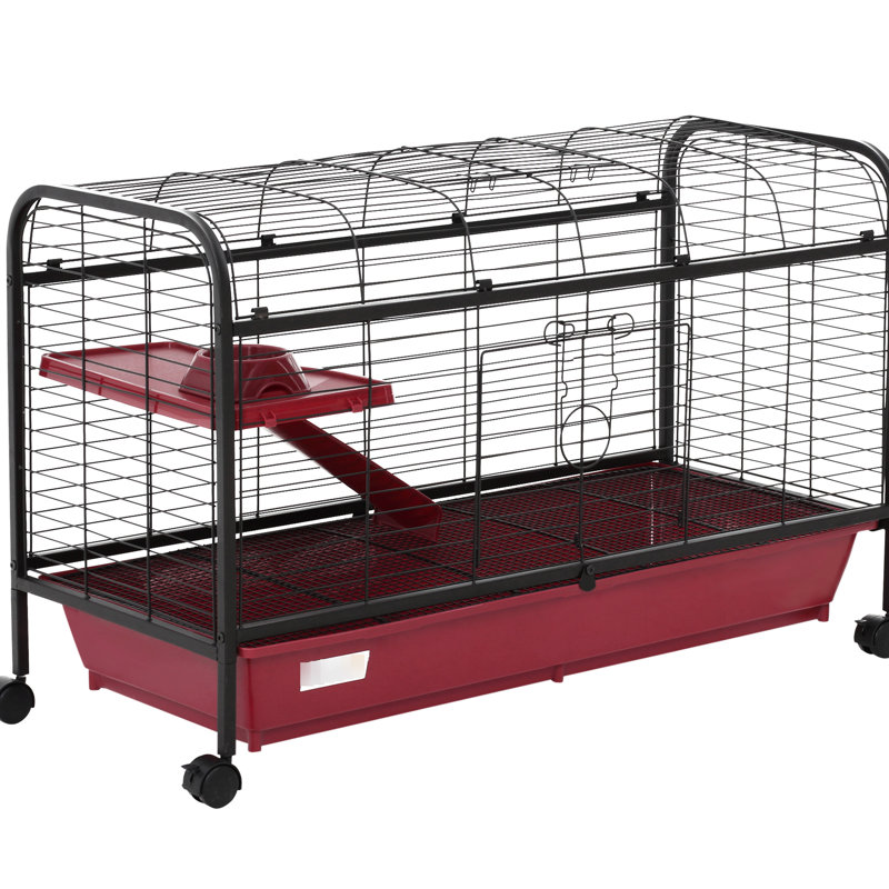 Petite cage pour animaux de compagnie de 41,5 po L pour lapins et furets
