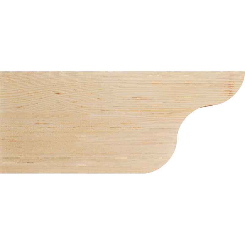 Queue de chevron lisse Carmel, Douglas, H 10 po x l 5 1/2 po x L 24 po