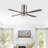 Theo 52'' Ceiling Fan with LED Lights-95107501