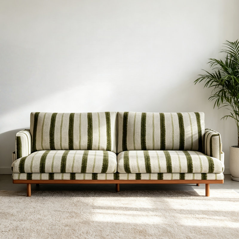 Retro Striped Sofa