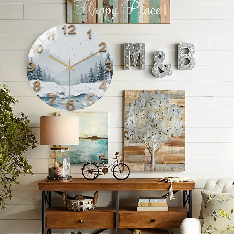 Horloge murale 12 po