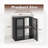 27" Wide Wifi Router Storage Cabinet And Cable Management Box - Walnut-934571689