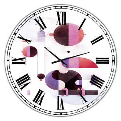 Rainbow Swinger - Oversized Mid-Century Wall Clock