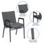 Chaise empilable robuste avec accoudoirs Aliya-1108544705