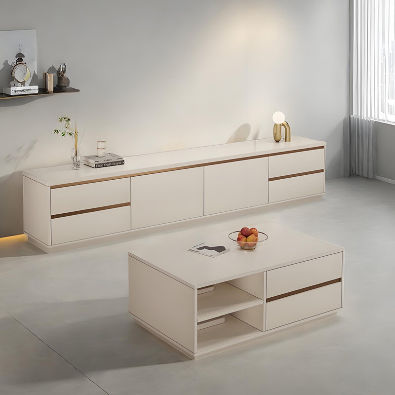 Ensemble de table basse et meuble télé Modern Minimalist
