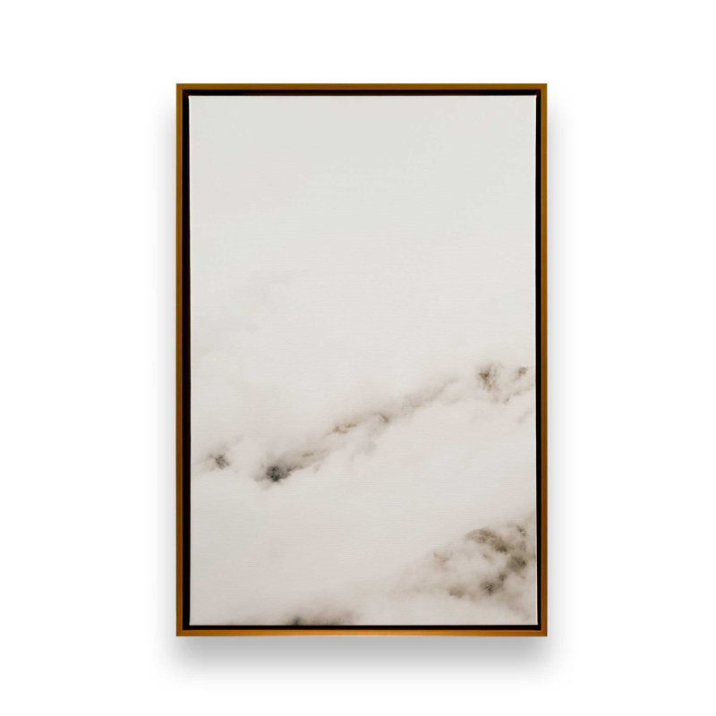 «Hazy Horizons I», reproduction sur toile, Cadre flottant or poli, H 36,75 po x l 24,75 po x P 1,75 po
