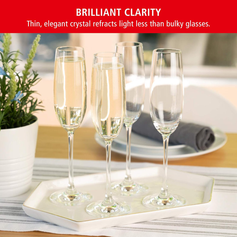 Salute 7.4oz. Crystal Flute Set