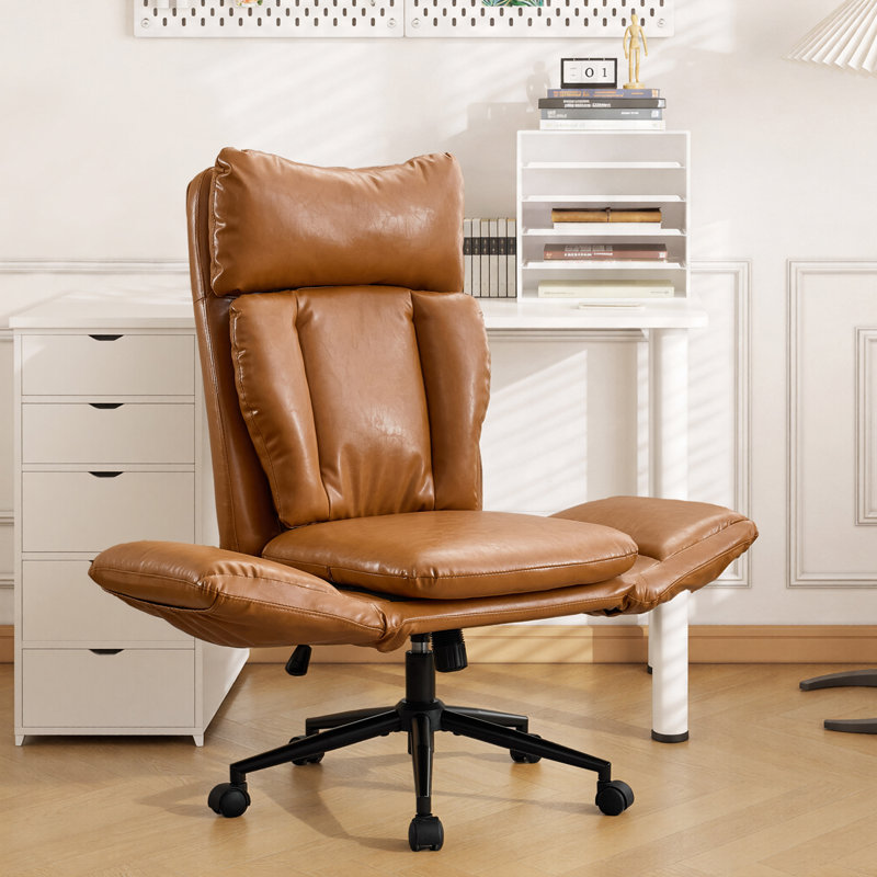 Fauteuil de bureau Big et Tall Criss, Brun