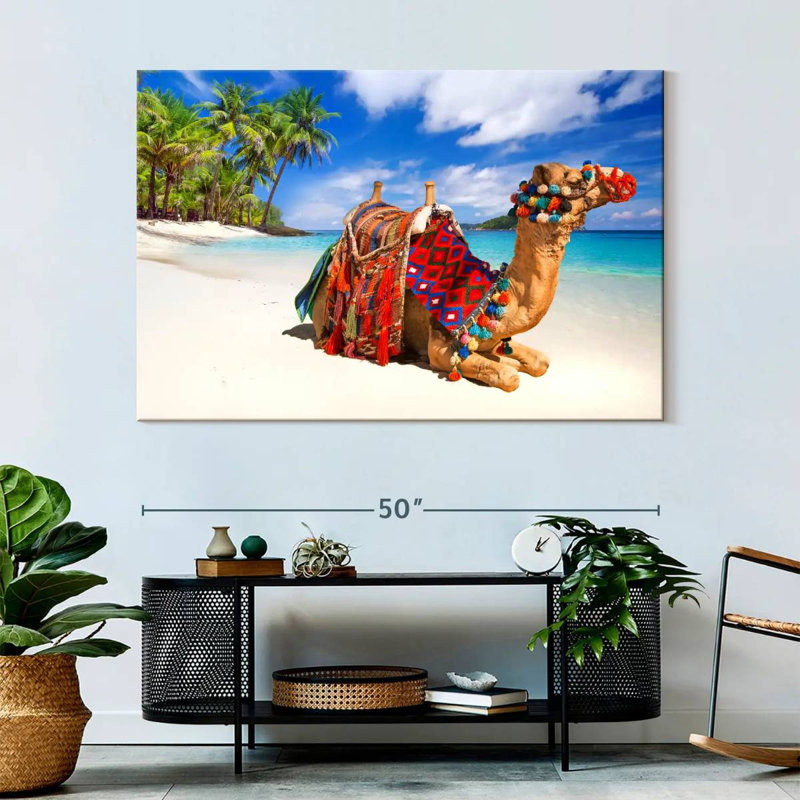 Beach Camel, 34" H x 51" W