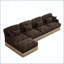 Canapé modulaire en chenille à imprimé léopard-186084141-186084145