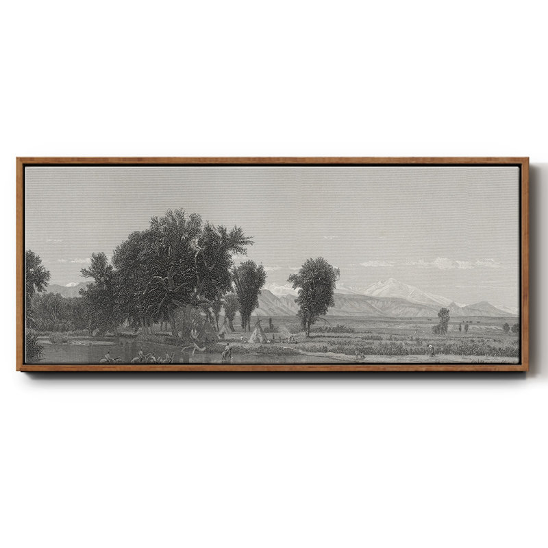 Les montagnes Rocheuses - Toile encadrée, H 8 po x l 20 po