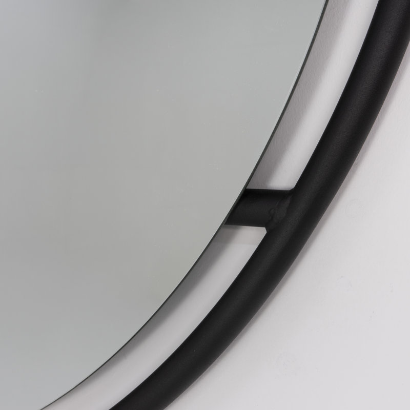 ORBIS Steel Mirror, 89 cm H x 89 cm W