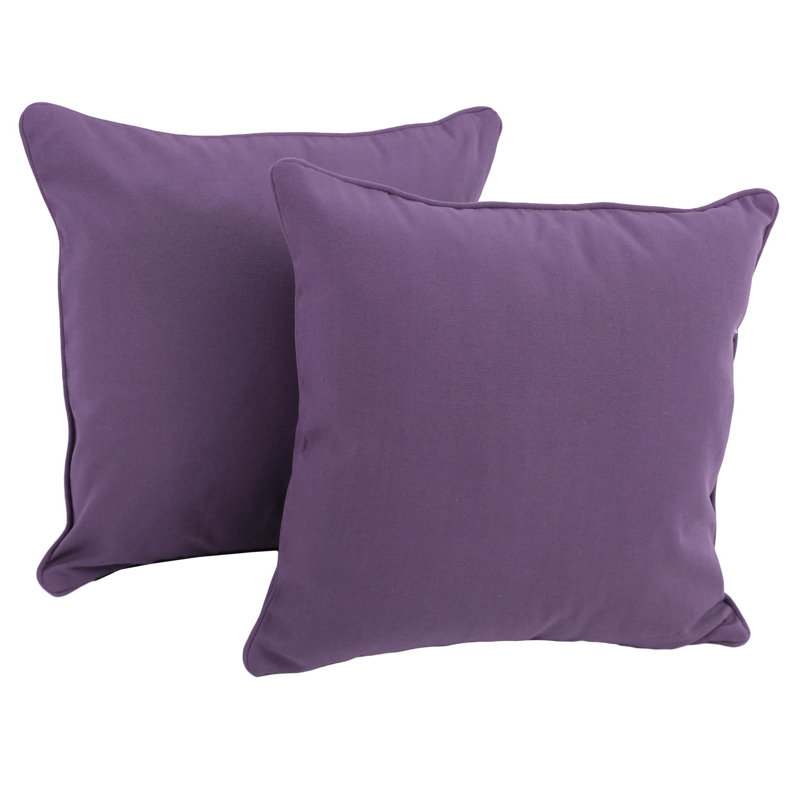  Housse et insert d'oreiller carré, Raisin