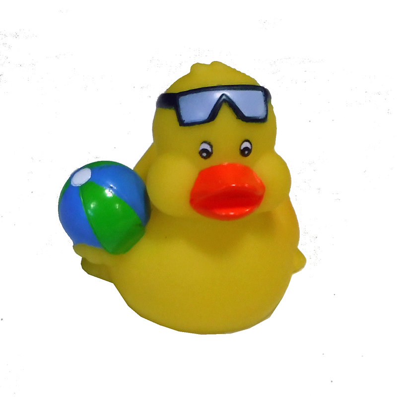 Fun In The Sun Floating Duck Toy, Blue/Green