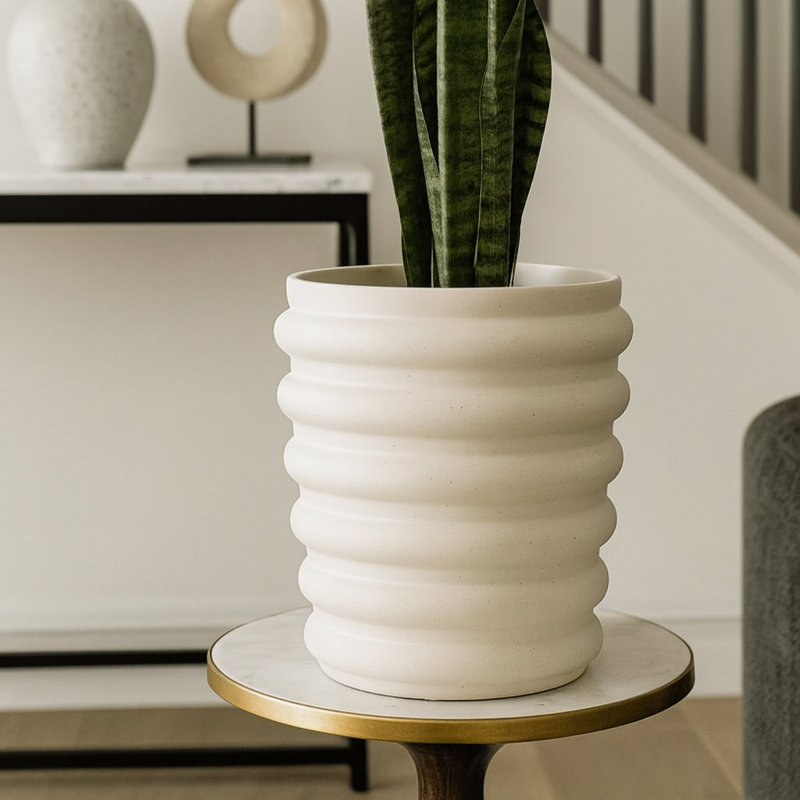 Vase de table Singita, H 9 po x l 7 po x P 7 po