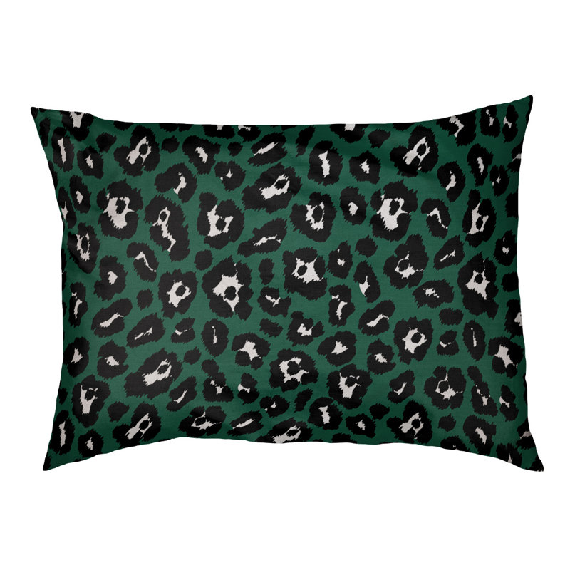 Coussin extérieur New York Fly Throwback, Vert Gotham / blanc / noir furtif, Très grand (l 40 po x P 50 po x H 6 po)