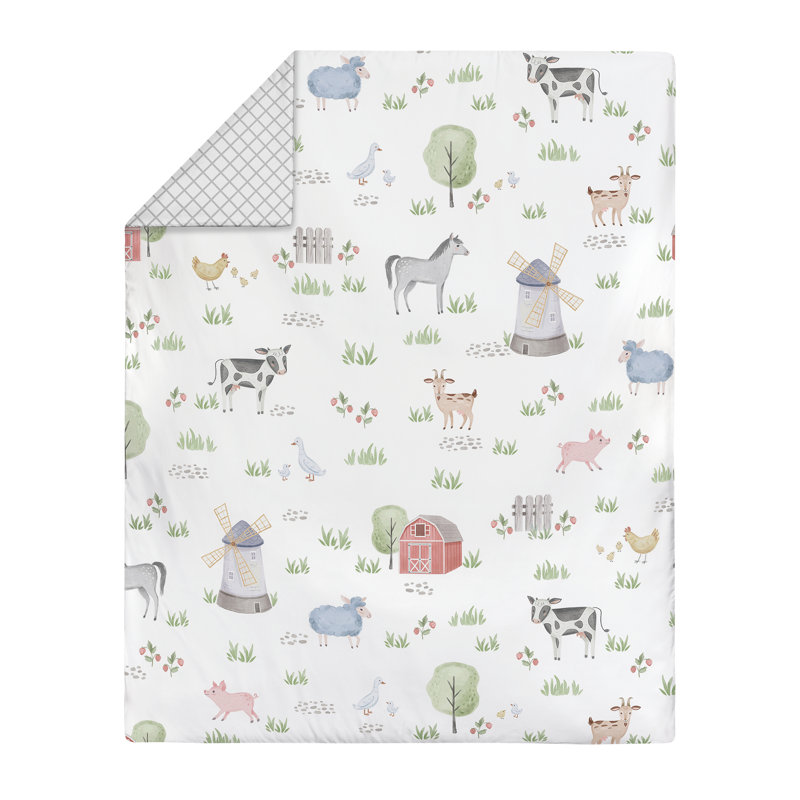 Ensemble de literie enfant 5 pièces Farm Animals