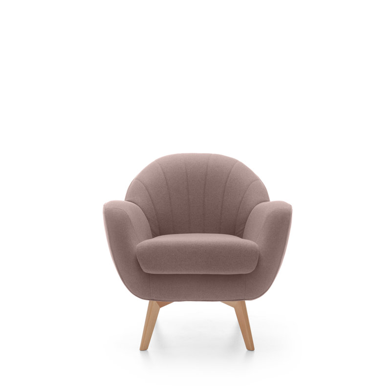 Percy Upholstered Armchair, Lilac