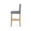 Jenifer Upholstered Bar Stool with Solid Wood Frame