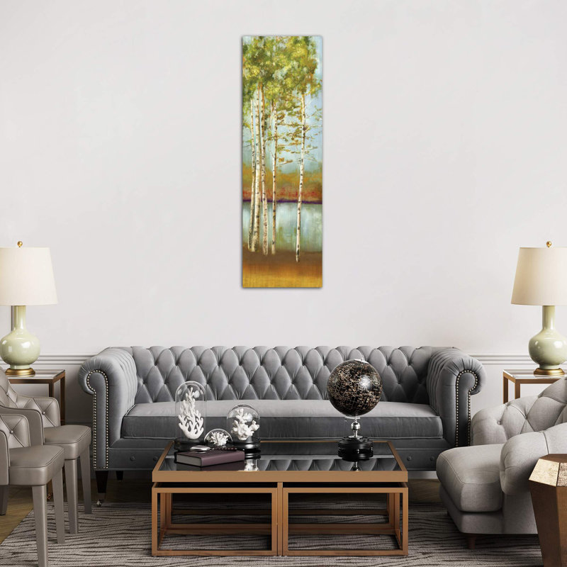 Swaying Along I by Allison Pearce - Print on Canvas, 30.48 cm H x 91.44 cm W x 1.91 cm D, No Frame