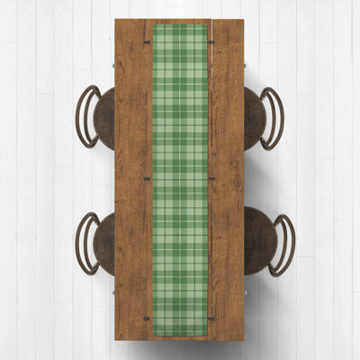 Plaid St. Patrick's Day Table Runner